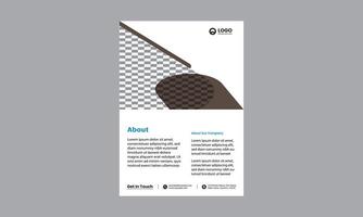 conception de brochure, couverture mise en page moderne, rapport annuel, affiche, dépliant en a4 vecteur