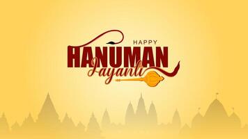 content hanuman jayanti social médias Publier le Festival de Inde vecteur