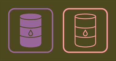 icône de baril de pétrole vecteur