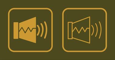 l'audio sur icône vecteur