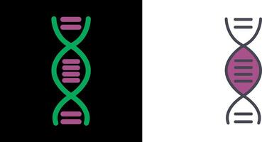 icône de la structure de l'adn vecteur