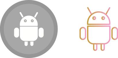 Android logo icône vecteur