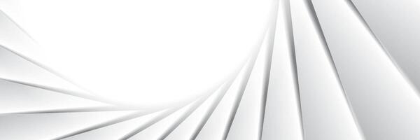 arrière-plan géométrique abstrait de couleur blanche et grise, illustration 3d. vecteur