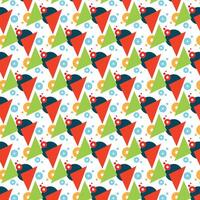 coloré géométrique modèle avec Triangles vecteur