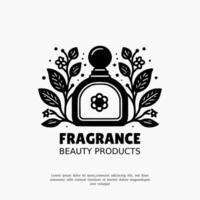 logo pour fragrance, parfait pour beauté des produits, parfum marques vecteur