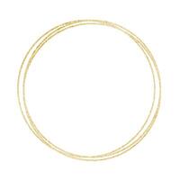 abstrait luxe d'or rond Cadre sur isolé Contexte. lumière couronne dans linéaire style pour icône ou logo. minimaliste circulaire frontière pour salutation carte ou mariage invitations vecteur