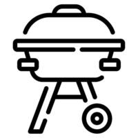 un barbecue gril icône pour la toile, application, infographie, etc vecteur