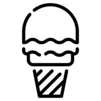 la glace crème icône pour la toile, application, infographie, etc vecteur