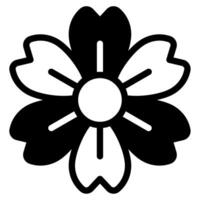 fleur icône pour la toile, application, infographie, etc vecteur
