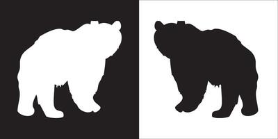 illustration graphique de ours icône vecteur