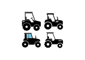 modèle de conception icône tracteur vector illustration isolé