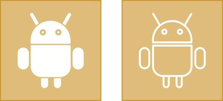 Android logo icône vecteur