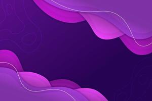 abstrait style memphis forme superposée dégradé doux violet vecteur