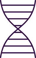 ADN pente rempli icône vecteur