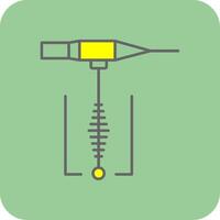 soudage rempli Jaune icône vecteur