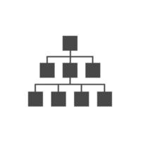 structure de liste d'icônes vectorielles des groupes, telles que l'organisation, la communauté, le réseau, etc. vecteur