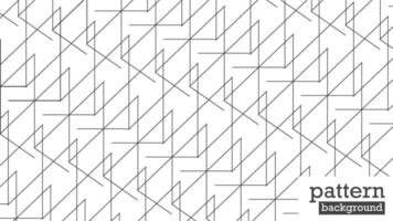 cette est une géométrique, abstrait ligne modèle dans noir sur une blanc Contexte. illustration. monochrome et moderne style. vecteur