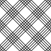 noir blanc diagonale tartan sans couture modèle vecteur