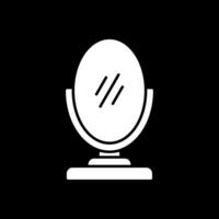 icône inversée de glyphe miroir vecteur
