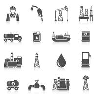Icônes de l&#39;industrie pétrolière