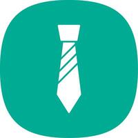 icône de ligne de cravate deux couleurs vecteur