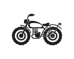 bicyclette silhouette icône graphique logo conception vecteur