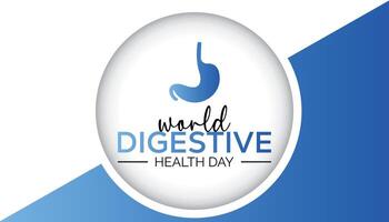 monde digestif santé journée observé chaque année dans mai 29. modèle pour arrière-plan, bannière, carte, affiche avec texte une inscription. vecteur
