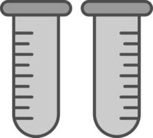 tester tube fillay icône vecteur