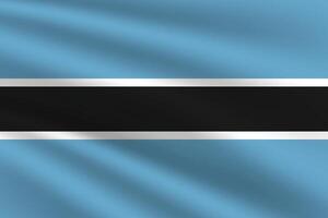 le botswana drapeau illustration. le botswana nationale drapeau. le botswana agitant drapeau. vecteur
