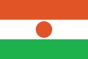 Niger drapeau illustration. Niger nationale drapeau. vecteur