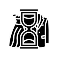 victorien ère steampunk ancien glyphe icône illustration vecteur