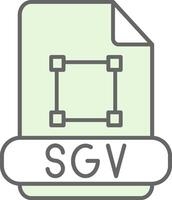 svg fillay icône vecteur