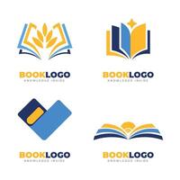 meilleur étudiant avec livre logo . éducation logo modèle conception concept, étudiant le progrès et Succès dans apprentissage. vecteur
