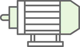 électrique moteur fillay icône vecteur