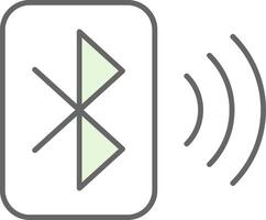 Bluetooth fillay icône vecteur