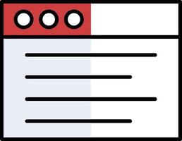 en ligne apprentissage rempli moitié Couper icône vecteur