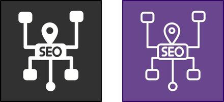 seo structure icône vecteur