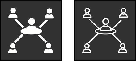 icône de travail d'équipe vecteur