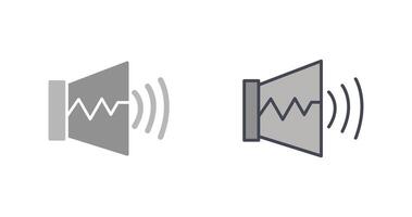 l'audio sur icône vecteur