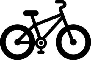 vélo icône plat conception illustration de cyclisme symbole avec courses vélo et Montagne bicyclette silhouette logo conception, Facile ligne sur minimal Contexte vecteur