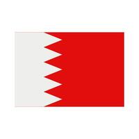 Bahreïn drapeau dans vecteur