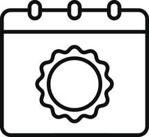 calendrier icône symbole image vecteur