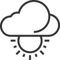 nuage icône symbole image. illustration de le hébergement espace de rangement conception image vecteur