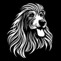 afghan chien - haute qualité logo - illustration idéal pour T-shirt graphique vecteur