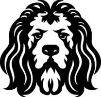 caniche chien - haute qualité logo - illustration idéal pour T-shirt graphique vecteur