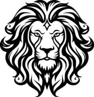 Lion - minimaliste et plat logo - illustration vecteur