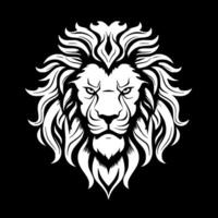 Lion - minimaliste et plat logo - illustration vecteur