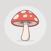 dessin animé champignon illustration art vecteur