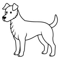 espiègle chien des illustrations - parfait pour sur le thème des animaux de compagnie décor, salutation cartes, et enfants vêtements vecteur