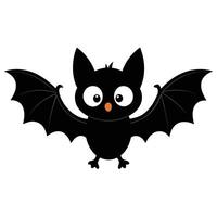 mignonne effrayant chauve souris illustration - parfait pour Halloween faire-part, enfants' fête fournitures, et capricieux décor vecteur